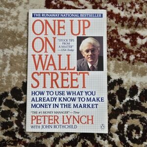 One Up On Wall Street by Peter Lynch 1990 Penguin Books Finance Book